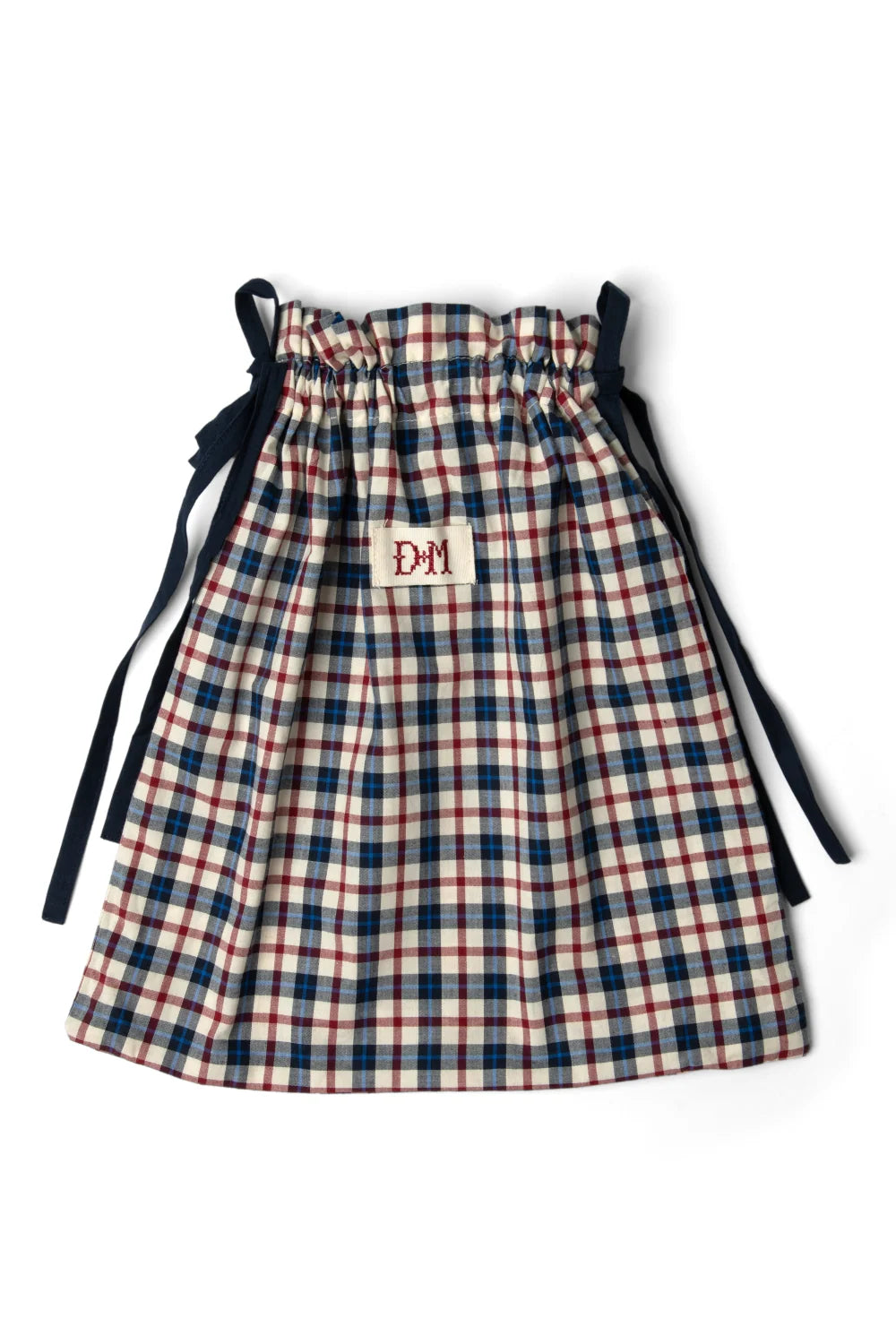 Damson Madder Aletta PJ Set in Cherry Navy Check