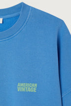 American Vintage Plizzy Sweatshirt in Vintage Nautical