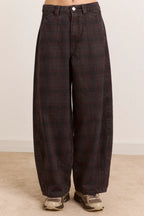 Damson Madder Erika Jeans in Sirius Check