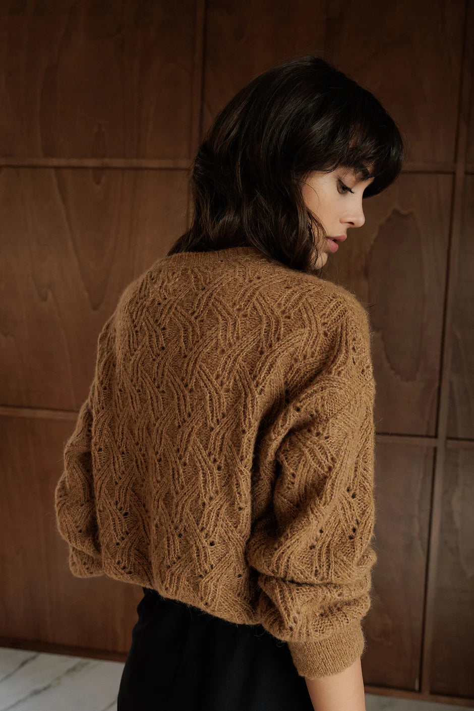 Indi & Cold Alpaca Jumper in Camel