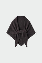 Indi & Cold Knitted Shawl in Chocolate